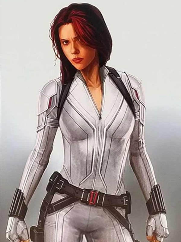 Natasha Romanoff Black Widow White Jacket